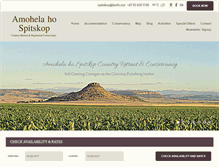 Tablet Screenshot of amohela-ho-spitskop.co.za